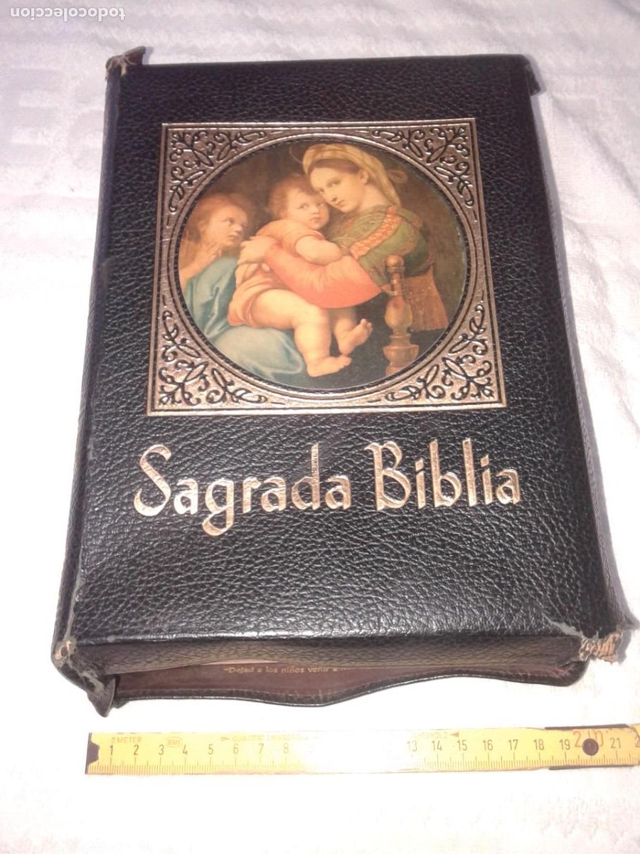 Libros de segunda mano: SAGRADA BIBLIA, JUAN STRAUBINGER , 1958, VER FOTOS, M 23