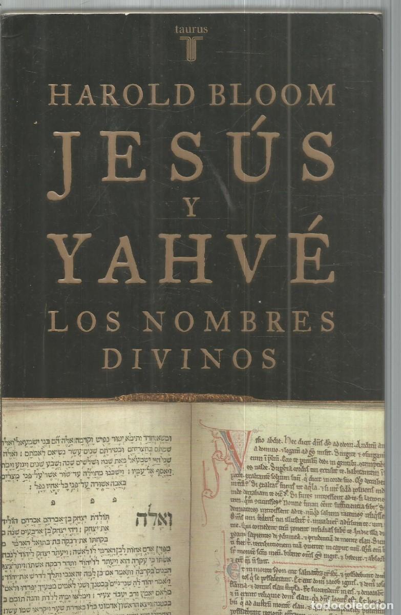 Libros de segunda mano: HAROLD BLOOM. JESUS Y YAHVE LOS NOMBRES DiVINOS. TAURUS