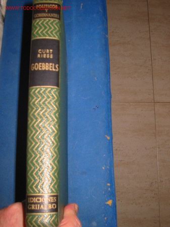 Libros de segunda mano: GOEBBELS, Curt Riess. 1.957 - Foto 1
