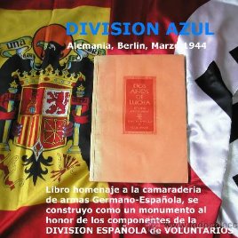 DIVISION AZUL DOS AÑOS de LUCHA Estampas divisionarias Division Española de Voluntarios Original
