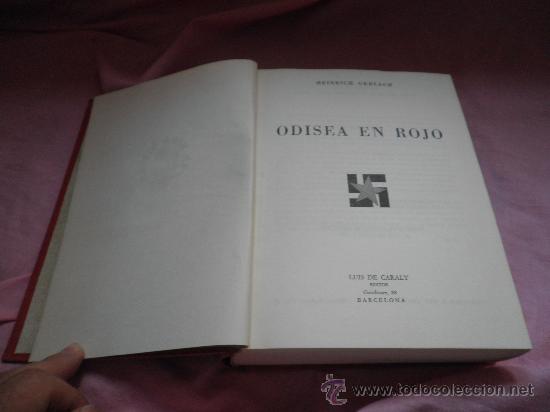 Libros de segunda mano: ODISEA EN ROJO - HEINRICH GERLACH. - Foto 2