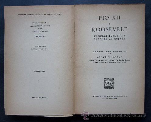 Libros de segunda mano: PIO XII Y ROOSEVELT - Foto 2