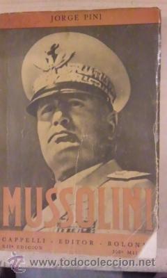 Libros de segunda mano: MUSSOLINI (Bolonia, 1939) - Foto 1