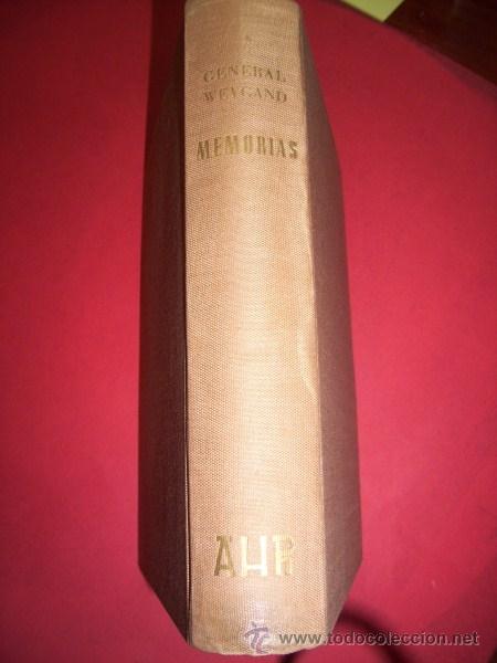 Libros de segunda mano: WEYGAND, General - Memorias - Foto 2