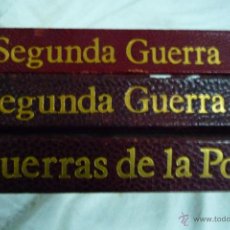 Libros de segunda mano: L-144.LA SEGUNDA GUERRA MUNDIAL / LAS GUERRAS DE LA POSTGUERRA. 3 TOMOS. . EDIT ARGOS. 1964-65