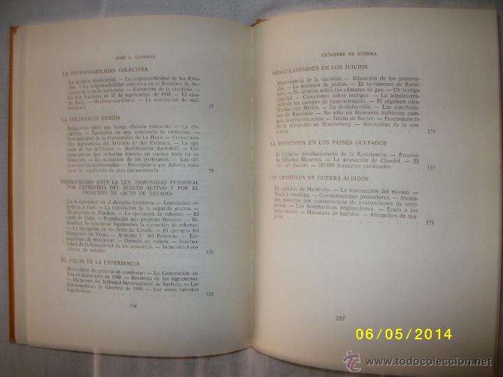 Libros de segunda mano: CRIMENES DE GUERRA 1962 - Foto 3