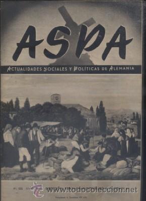 Second hand books: REVISTA ASPA N.&ordm; 122. 17-6-1942.      A-GUE-1399,2