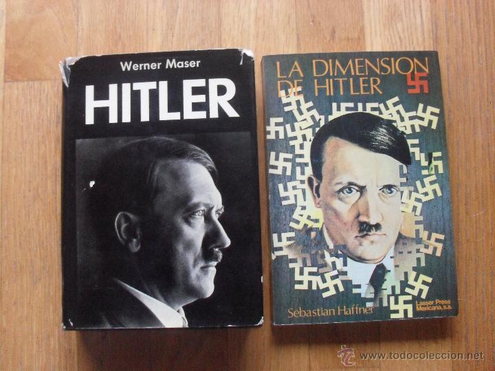 Libros de segunda mano: LOTE 2 LIBROS HITLER, La dimension de Hitler y Hitler - Foto 1