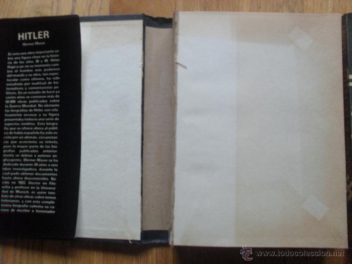 Libros de segunda mano: LOTE 2 LIBROS HITLER, La dimension de Hitler y Hitler - Foto 2