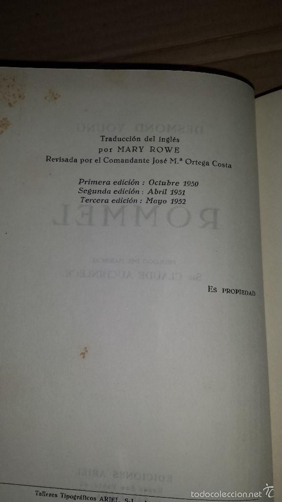 Libros de segunda mano: ROMMEL - DESMOND YOUNG - 1952 - Foto 3