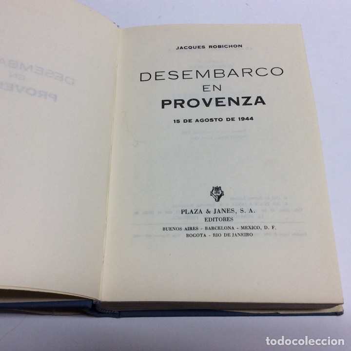 Libros de segunda mano: EL DESEMBARCO EN PROVENZA / JACQUES ROBICHON - Foto 2