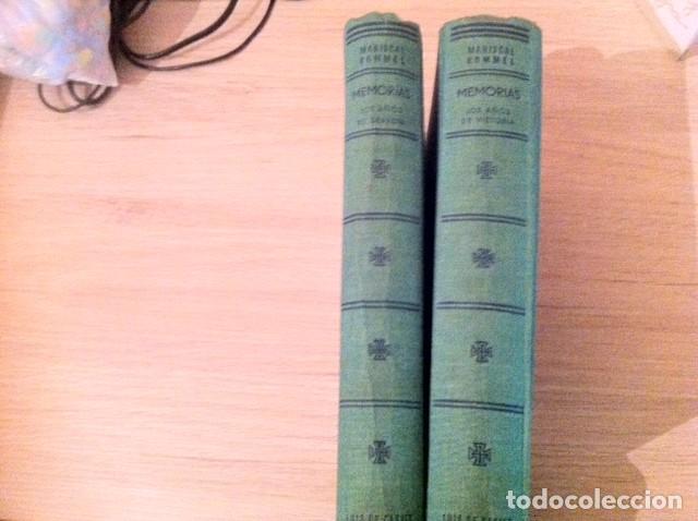 Libros de segunda mano: MEMORIAS MARISCAL ROMMEL. 2 tomos. - Foto 1