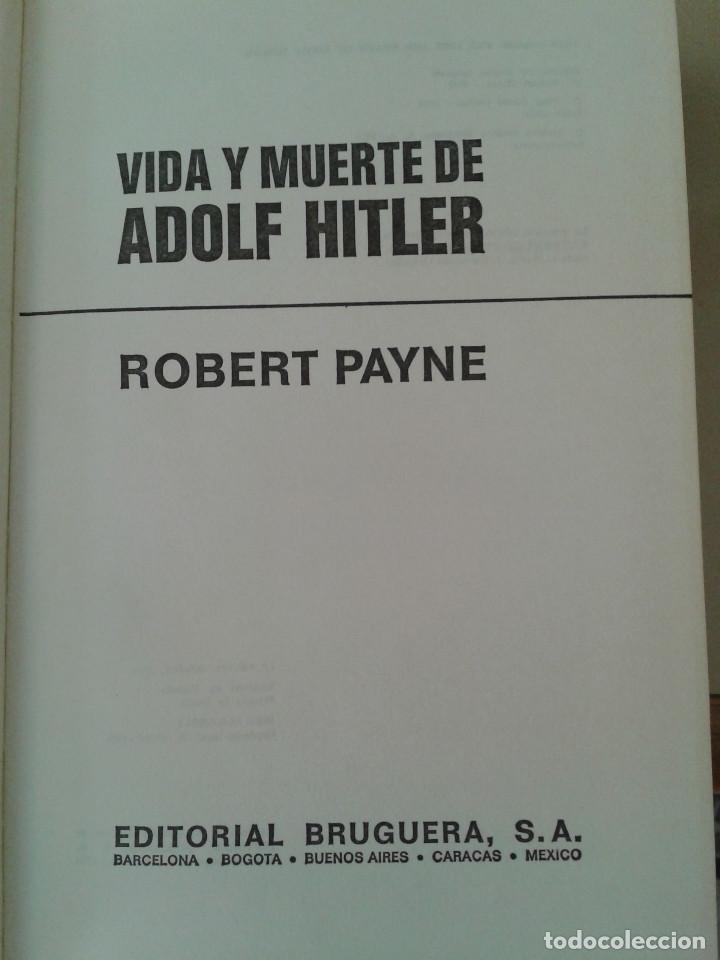 Libros de segunda mano: VIDA Y MUERTE DE ADOLF HITLER. ROBERT PAYNE - Foto 2