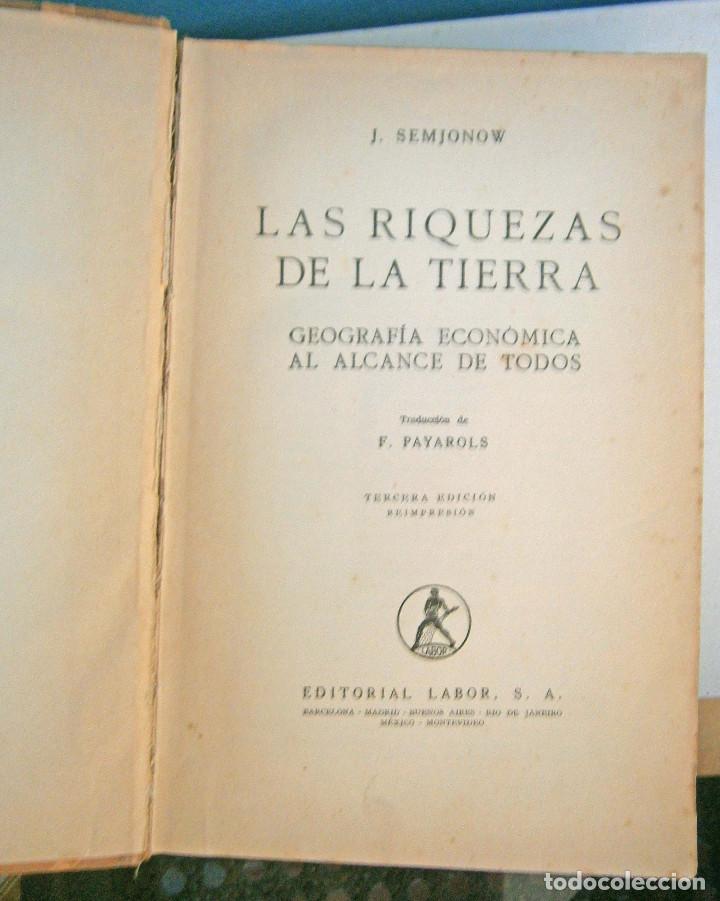 Libros de segunda mano: Las riquezas de la tierra - J Semjonow - Foto 2