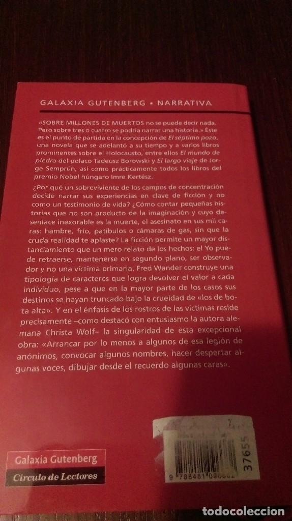 Libros de segunda mano: El septimo pozo. Fred Wander - Foto 2