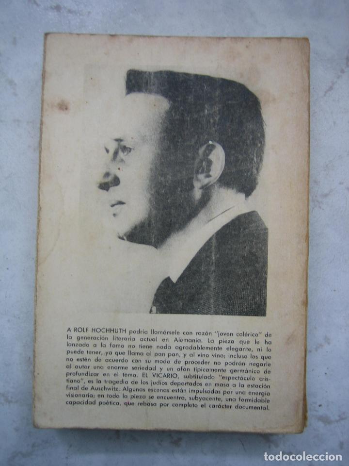 Libros de segunda mano: El vicario. Naciste y Judios - Foto 5