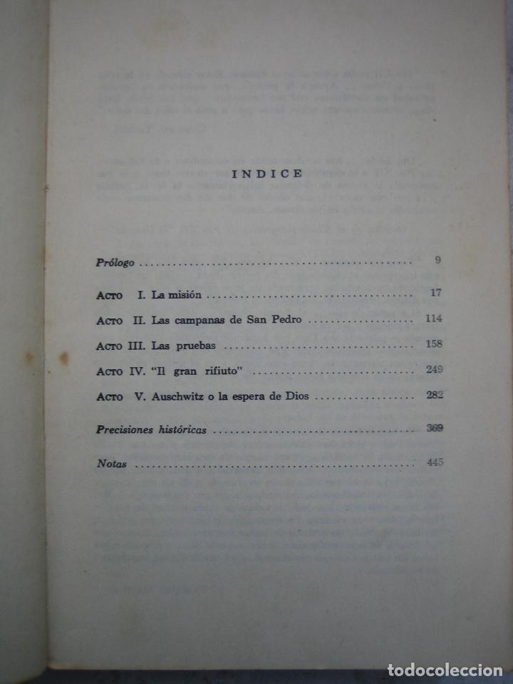Libros de segunda mano: El vicario. Naciste y Judios - Foto 6