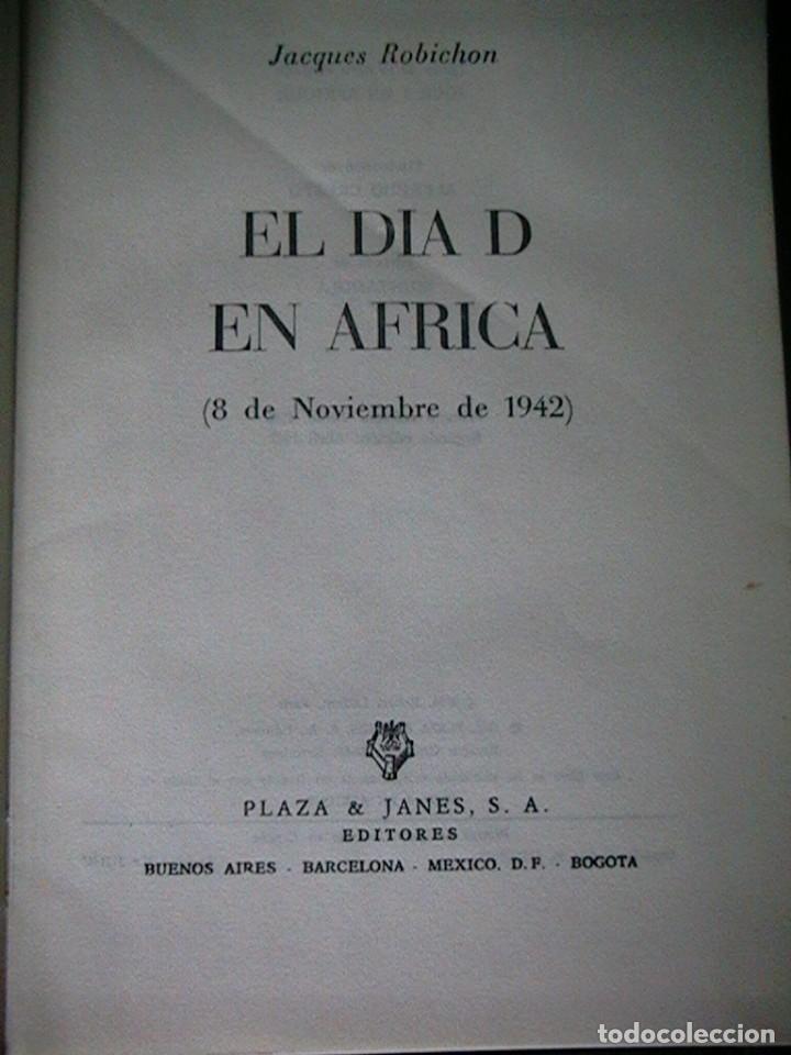 Libros de segunda mano: El d&iacute;a D en Africa - Foto 2