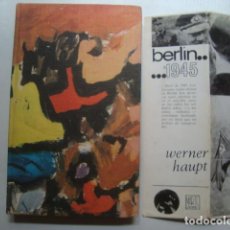 Libros de segunda mano: BERLÍN 1945 - WERNER HAUPT (MARTE, 1964). FOTOS. ¡RARO! FIN DE LA 2ª GUERRA MUNDIAL