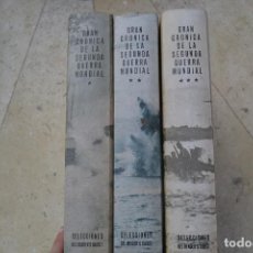 Libros de segunda mano: GRAN CRONICA DE LA SEGUNDA GUERRA MUNDIAL. SELECCIONES DEL READER´S DIGEST. 3 TOMOS. 1965