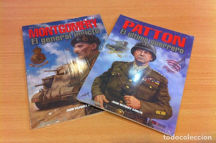Libros de segunda mano: 2&ordf; GM - 6. PATTON EL &Uacute;LTIMO GUERRERO - 2. MONTGOMERY EL GENERAL INVICTO. AF MILITIAE. PRECINTADOS