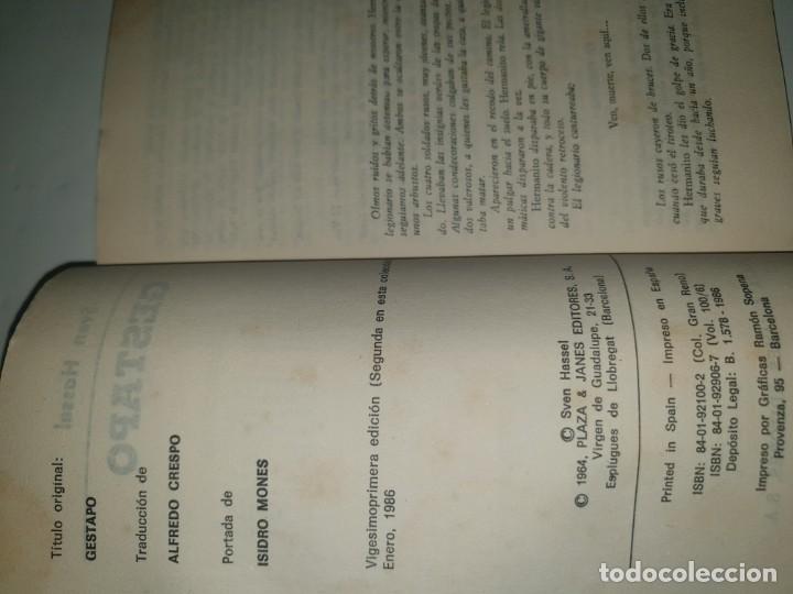 Libros de segunda mano: SVEN HASSEL . - GESTAPO - Foto 3