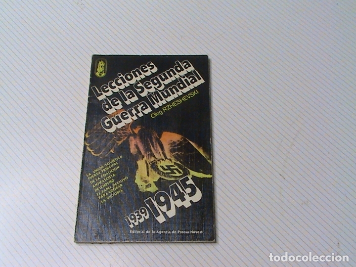 Libri di seconda mano: Lecciones de la segunda guerra mundial (Oleg Rzheshevski)