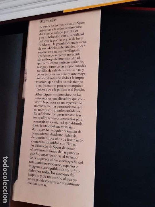 Libros de segunda mano: Memorias, Albert Speer - Circulo de lectores 2002 - Foto 3