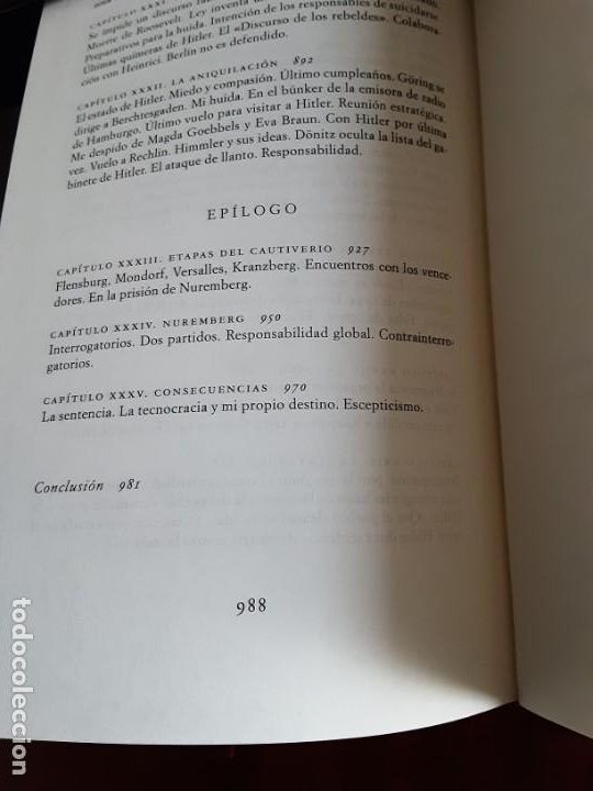 Libros de segunda mano: Memorias, Albert Speer - Circulo de lectores 2002 - Foto 6