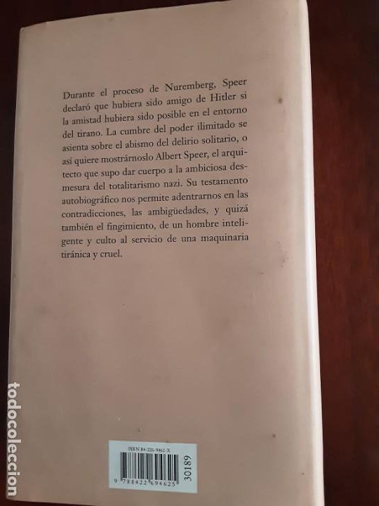 Libros de segunda mano: Memorias, Albert Speer - Circulo de lectores 2002 - Foto 8
