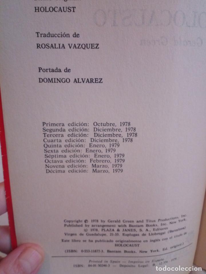Libros de segunda mano: 431-HOLOCAUSTO, Gerald Green, 1979 - Foto 5