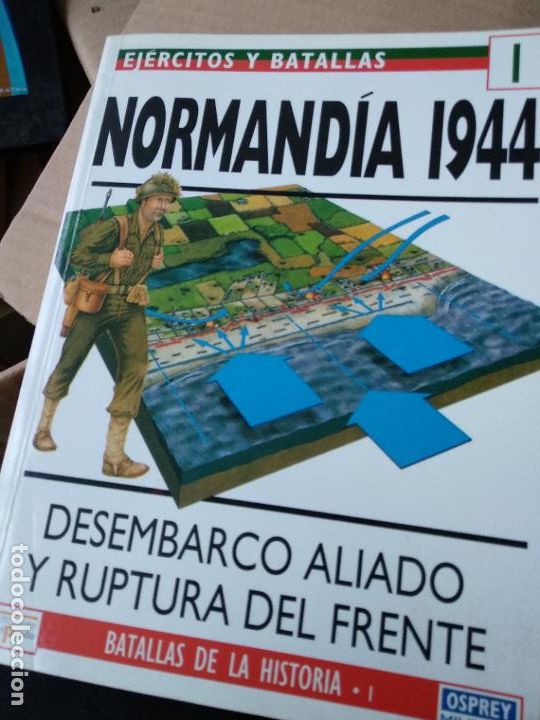 Livres d'occasion: LIBRO-BATALLAS DE LA HISTORIA N&ordm;:1-NORMANDIA 1944-(EDIC.EL PRADO).
