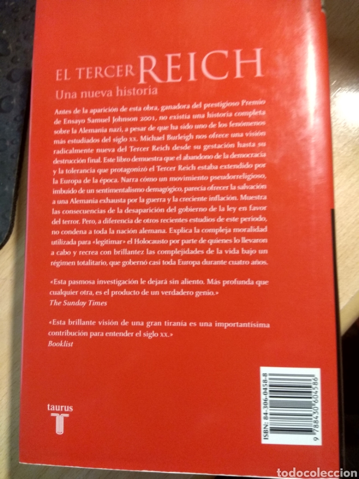 Libros de segunda mano: EL TERCER REICH-MICHAEL BURLEIGH - Foto 2