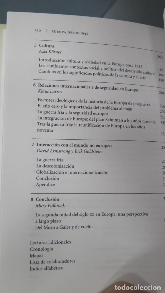 Libros de segunda mano: EUROPA DESDE 1945. FULBROOK - Foto 3