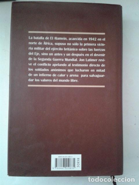 Libros de segunda mano: El Alamein. Jon Latimer - Foto 2
