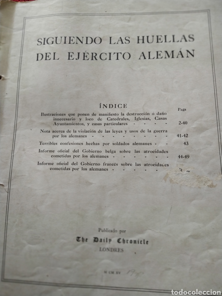 Livres d'occasion: Siguiendo las huellas del Ej&eacute;rcito alem&aacute;n 1915