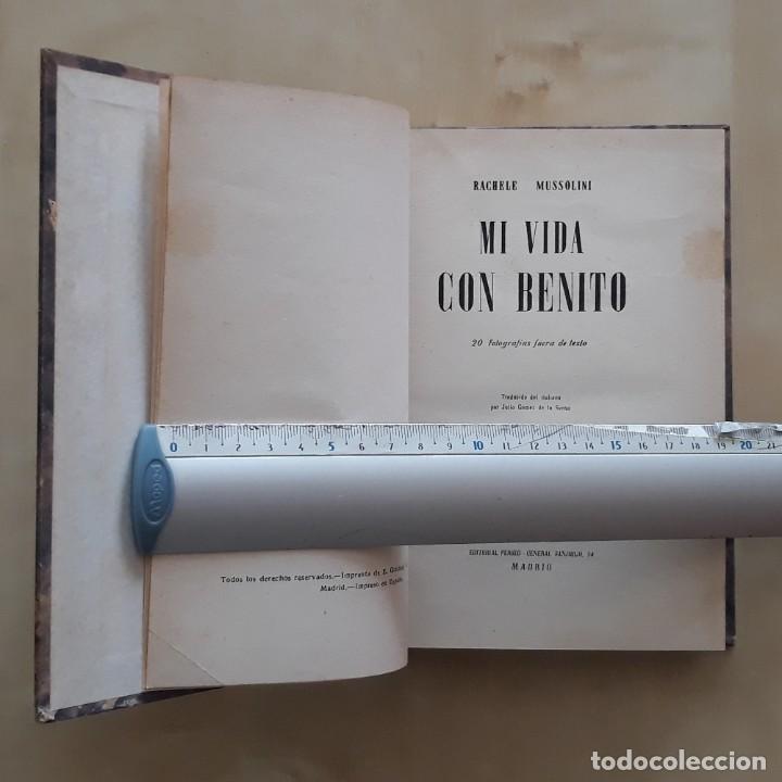 Libros de segunda mano: MI VIDA CON BENITO - RACHELE MUSSOLINI - Foto 3