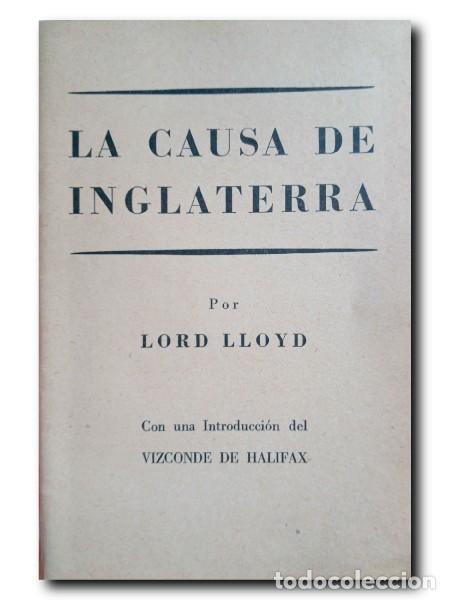 Libros de segunda mano: LA CAUSA DE INGLATERRA. Lloyd, Lord - Foto 1