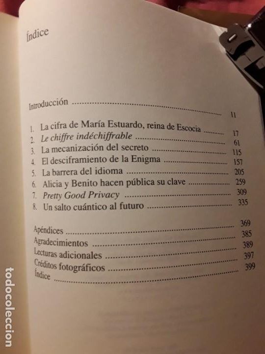 Libros de segunda mano: Los codigos secretos, de Simon Singh. Criptograf&iacute;a, Turing, Enigma. - Foto 3