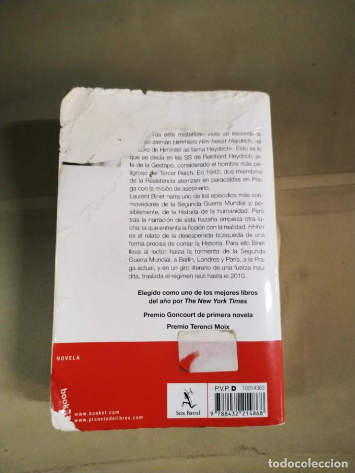 Libros de segunda mano: HHhH - Laurent Binet. Tapa Blanda - Foto 2