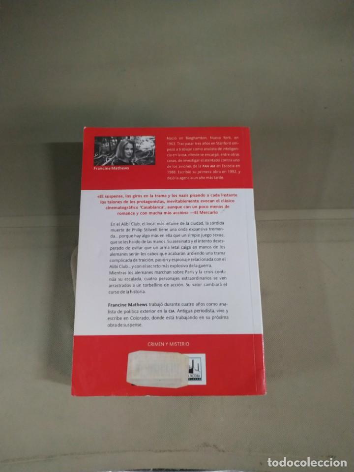 Libros de segunda mano: Alibi Club - Francine Mathews - Foto 2