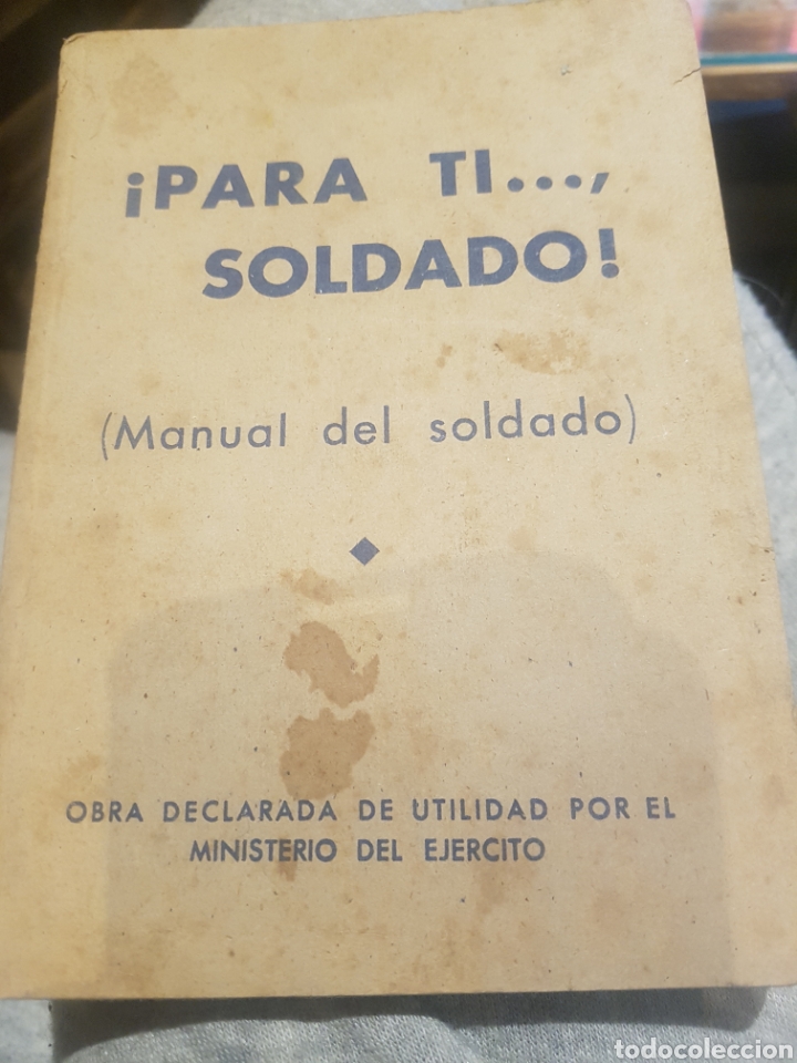 Libri di seconda mano: MANUAL DEL SOLDADO 1944 MINISTERIO DEL EJERCITO