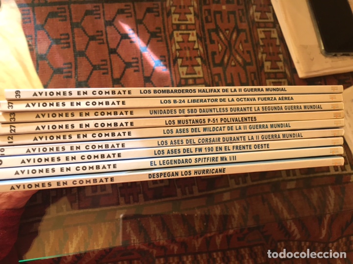 Libros de segunda mano: Aviones en combate. Nueve libros. - Foto 1