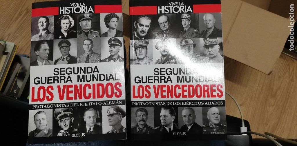 Gebrauchte B&uuml;cher: VIVE LA HISTORIA. SEGUNDA GUERRA MUNDIAL: LOS VENCEDORES / LOS VENCIDOS (2 LIBROS)