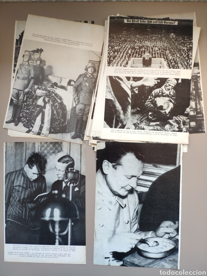 Second hand books: Lote de 100 ilustraciones en 80 p&aacute;ginas (40 hojas) del III Reich Alem&aacute;n