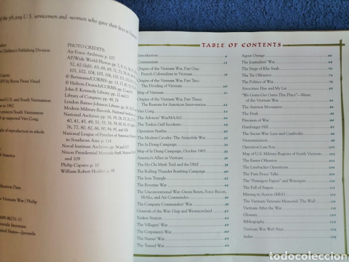 Libros de segunda mano: Libro sobre la Guerra de Vietnam - Foto 2
