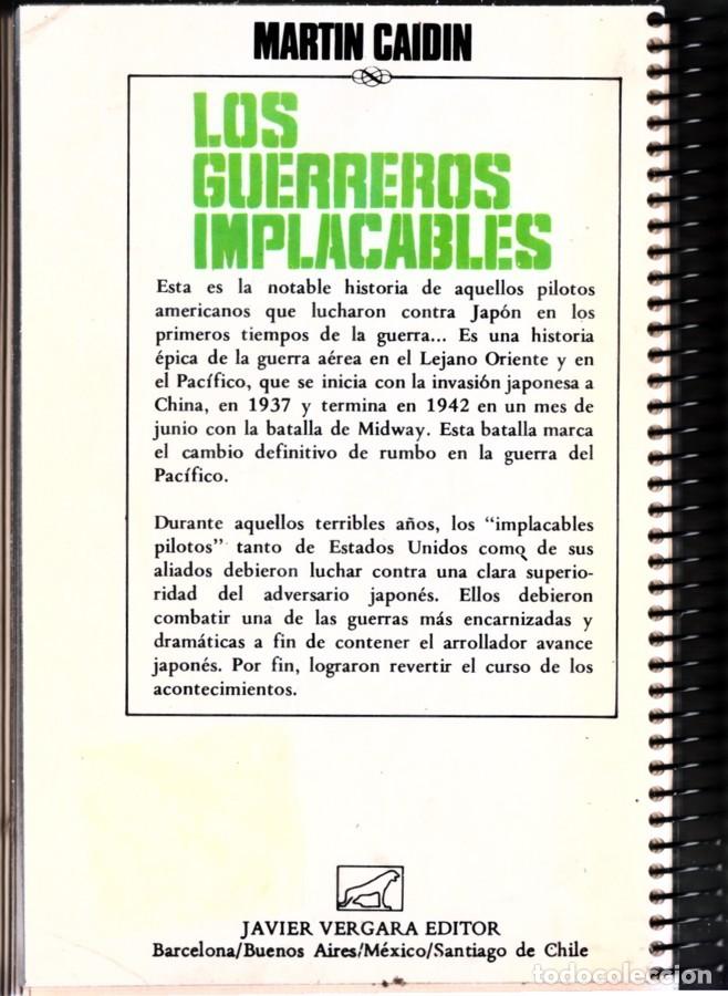 Libros de segunda mano: Los guerreros implacables - Martin Caidin - Foto 2