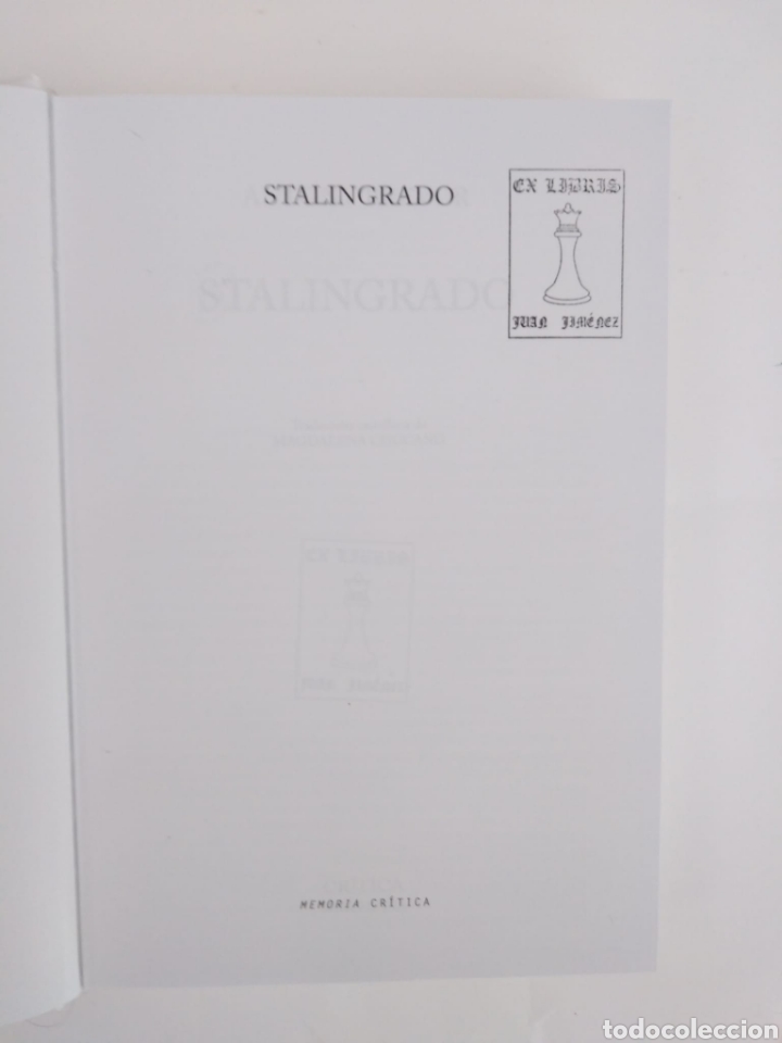 Libros de segunda mano: STALINGRADO&nbsp;/&nbsp;ANTONY BEEVOR - Foto 2