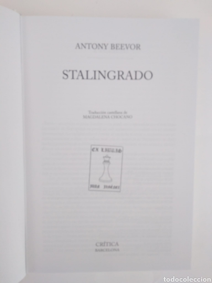 Libros de segunda mano: STALINGRADO&nbsp;/&nbsp;ANTONY BEEVOR - Foto 3