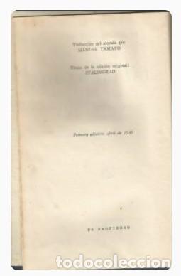 Libros de segunda mano: STALINGRADO - THEODOR PLIEVIER - Foto 3